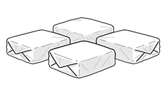 ドライアイスのイラスト